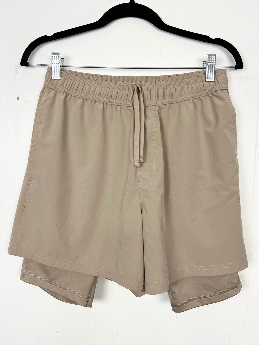DSG 2-in-1 Agility Shorts Active Layered Gym Tan Men's Size‎ Small